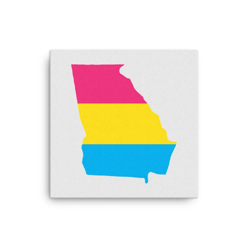 Georgia Pansexual Pan Pride Canvas Wall Art