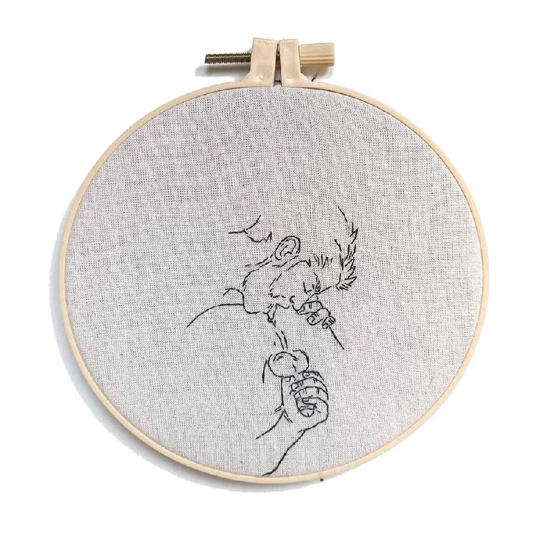 Rim and Stroke Original Embroidery