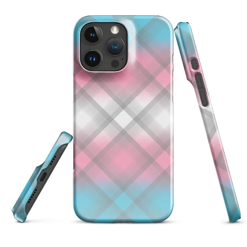 Tartan Trans Pride iPhone® Case
