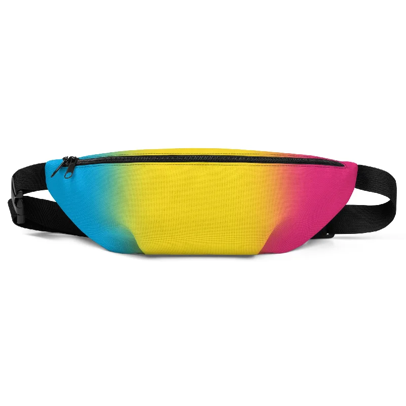 Pansexual Pan Pride Crossbody Fanny Pack - Ombre