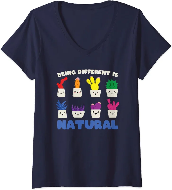 Womens LGBT Rainbow Gardener Shirt, Being Different Is Natural Gardening, Pride Month Shirt Womens LGBT Rainbow Gardener Shirt, Being Different Is Natural Gardening, Pride Month Shirt