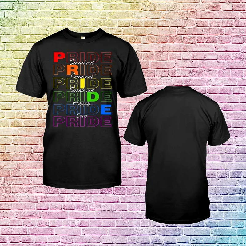 Pride Stand Out T Shirt, Lesbian Pride Clothes, Pride Support Shirt, Gay Pride Birthday Gift Pride Stand Out T Shirt, Lesbian Pride Clothes, Pride Support Shirt, Gay Pride Birthday Gift