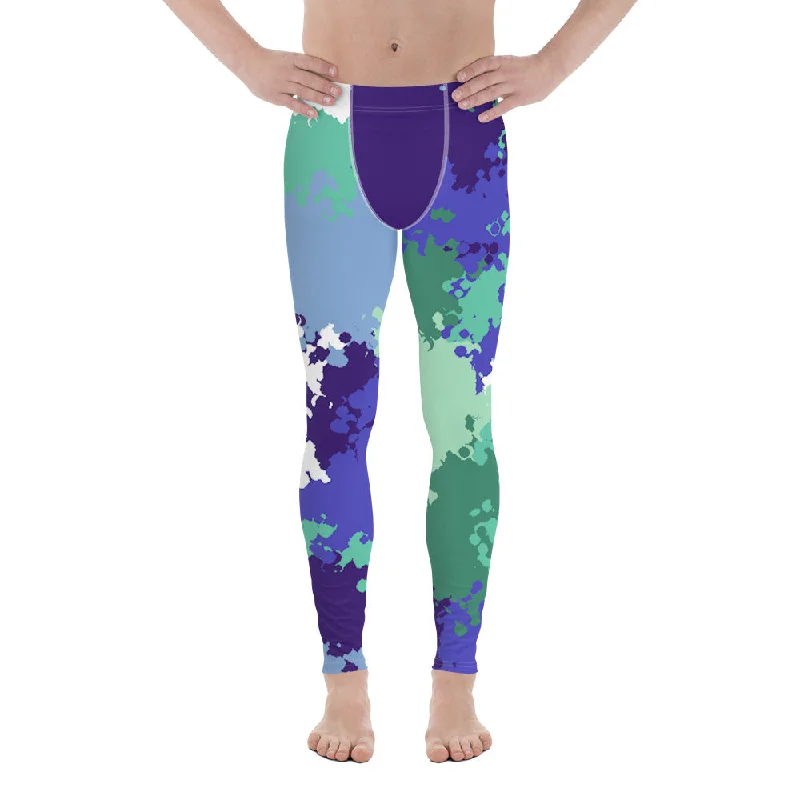 Gay MLM Vincian Pride Men's Leggings Yoga Pants - Camo