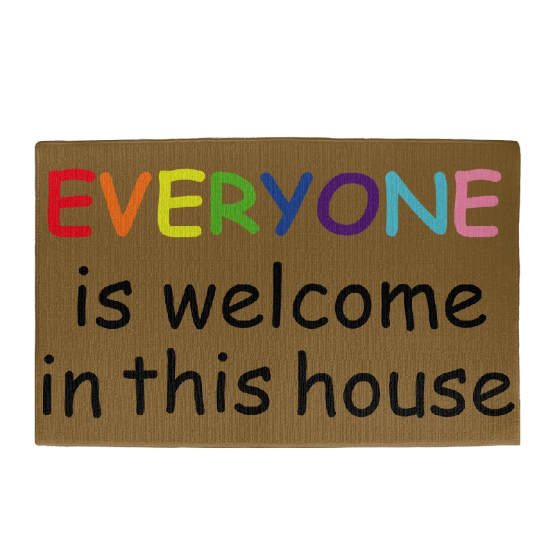 LGBTQ Everyone Is Welcome In This House Doormat