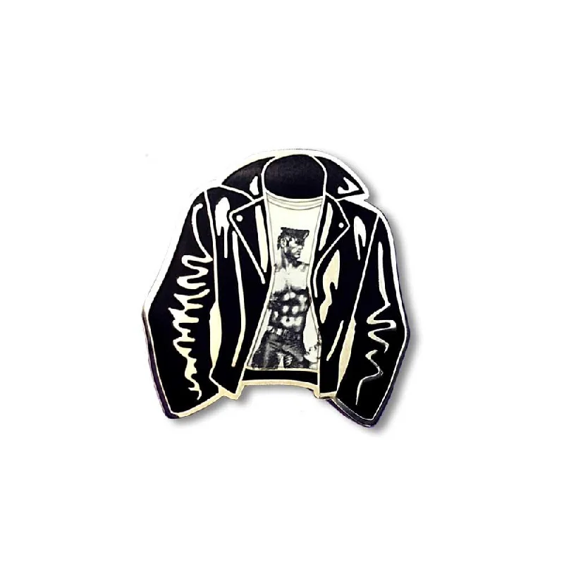 Tom of Finland Leather Jacket Pin