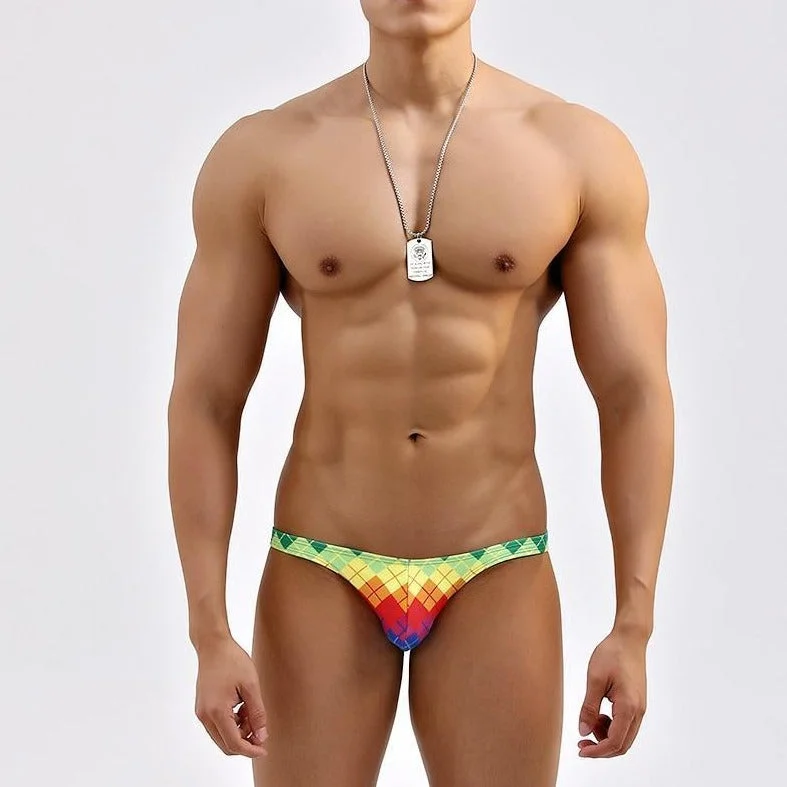 Men's Prism Splash Ultra Skinny Swim Briefs