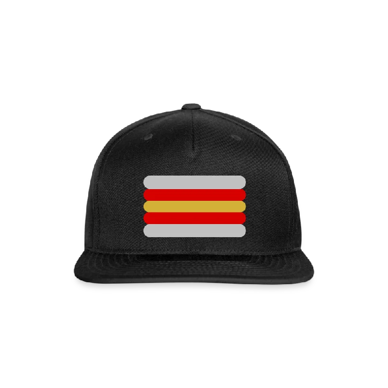 Proculsexual Pride Flag Rounded Snapback Baseball Cap