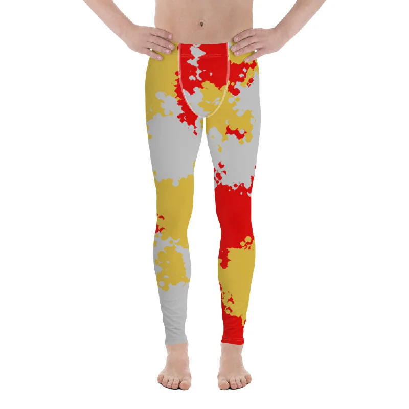 Proculsexual Pride Flag Men's Leggings Yoga Pants - Camouflage