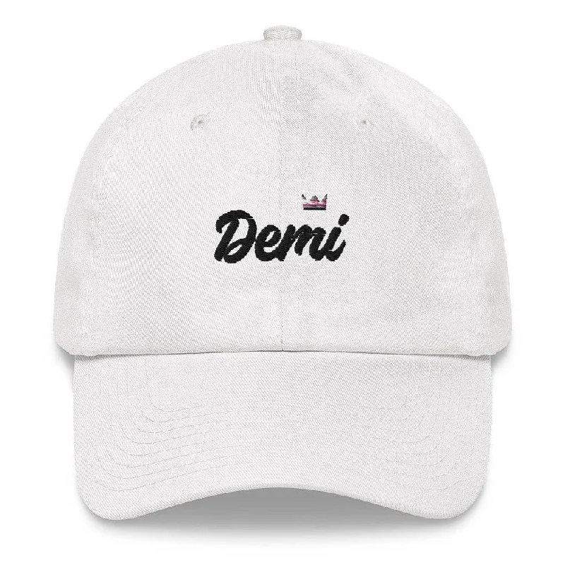 Demigirl Pride Royalty Crown Dad hat