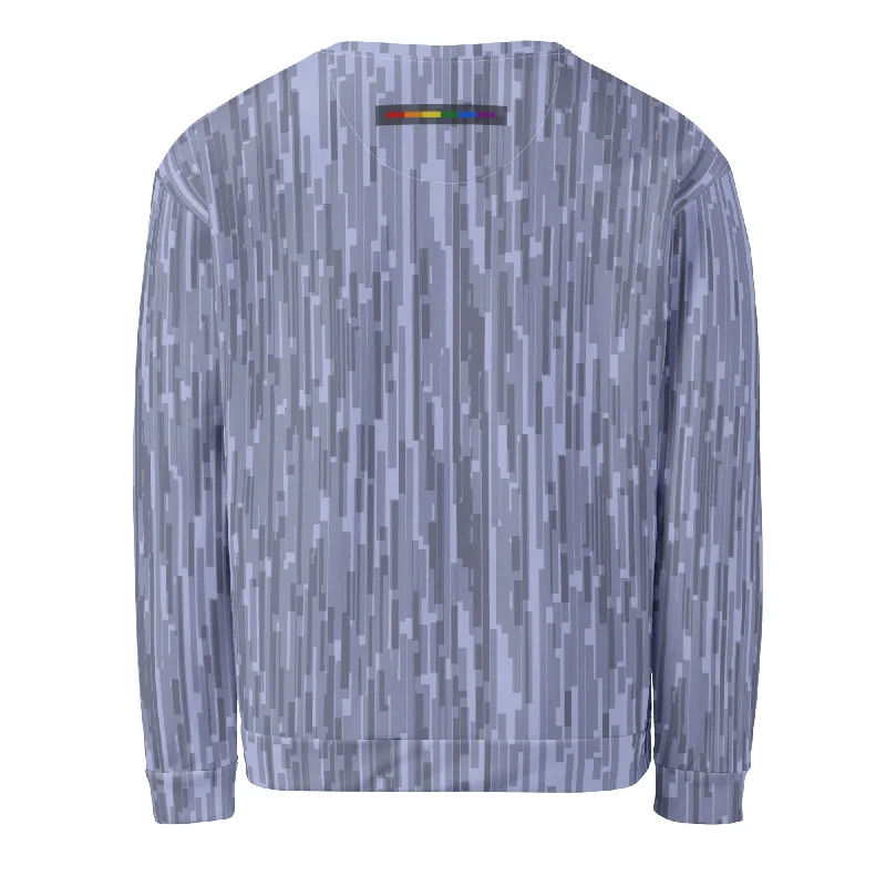 Hoodies with rainbow peace and love designs--Gay Pride Jumper
