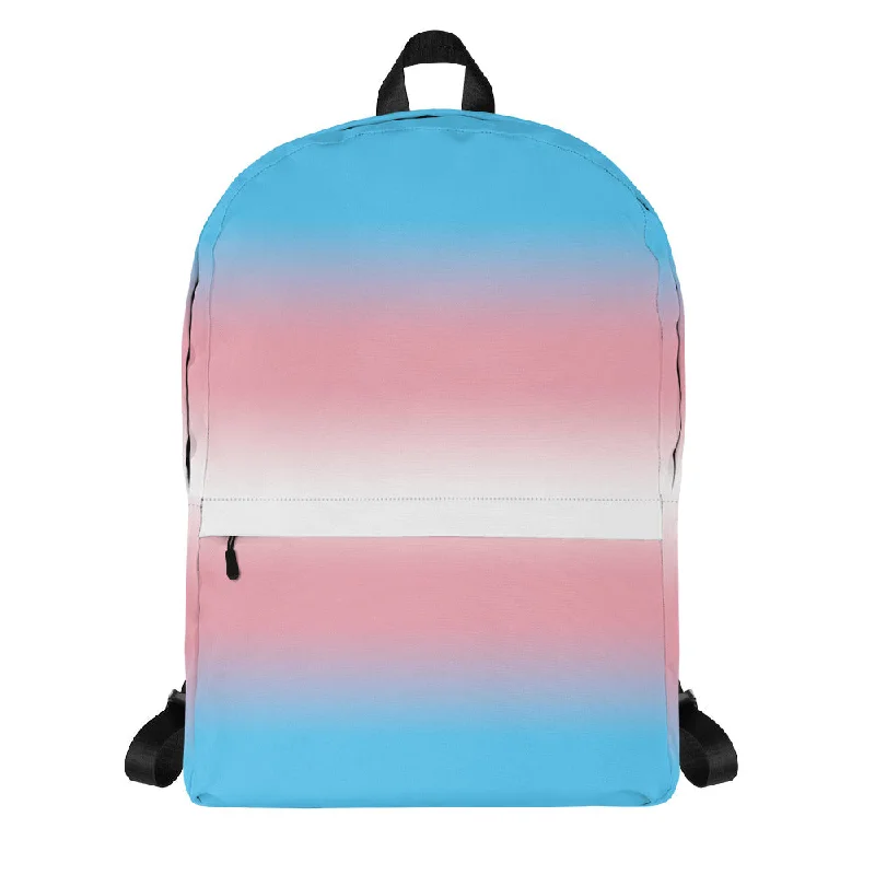Transgender Trans Pride Backpack - Ombre