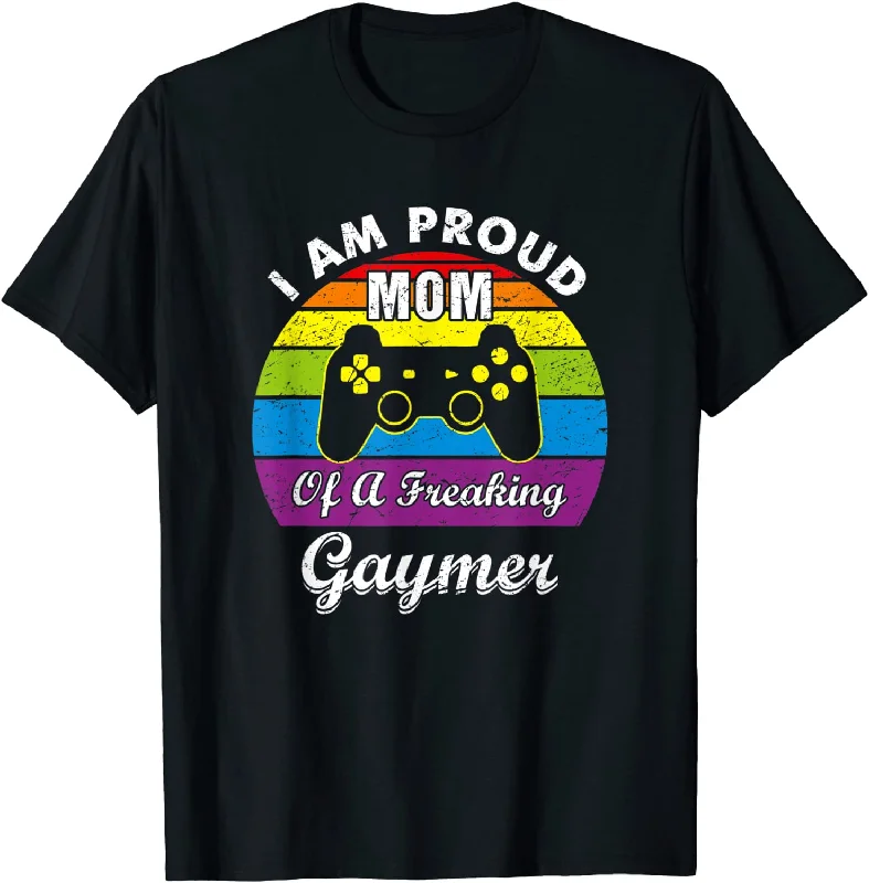 Proud Mom Video Game LGBT Gay Pride Support Gay T Shirt