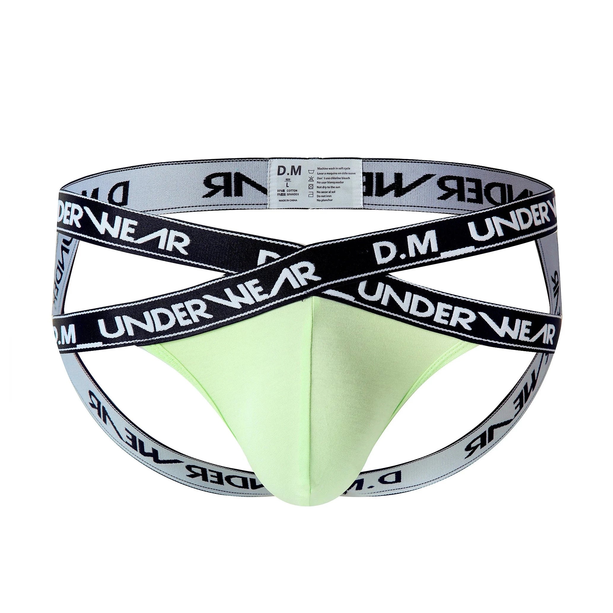 DM Gay Men's Criss Cross Jockstrap