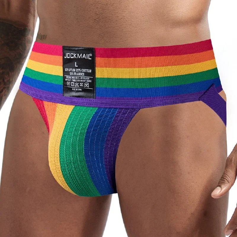 Jockmail 2024 New Rainbow Pride Jockstrap
