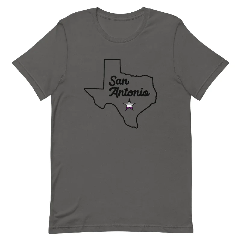 San Antonio Texas Asexual Star Tee