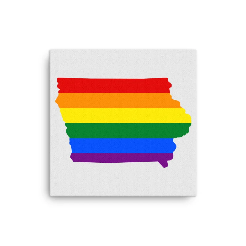 Iowa LGBTQ Pride Canvas Wall Art