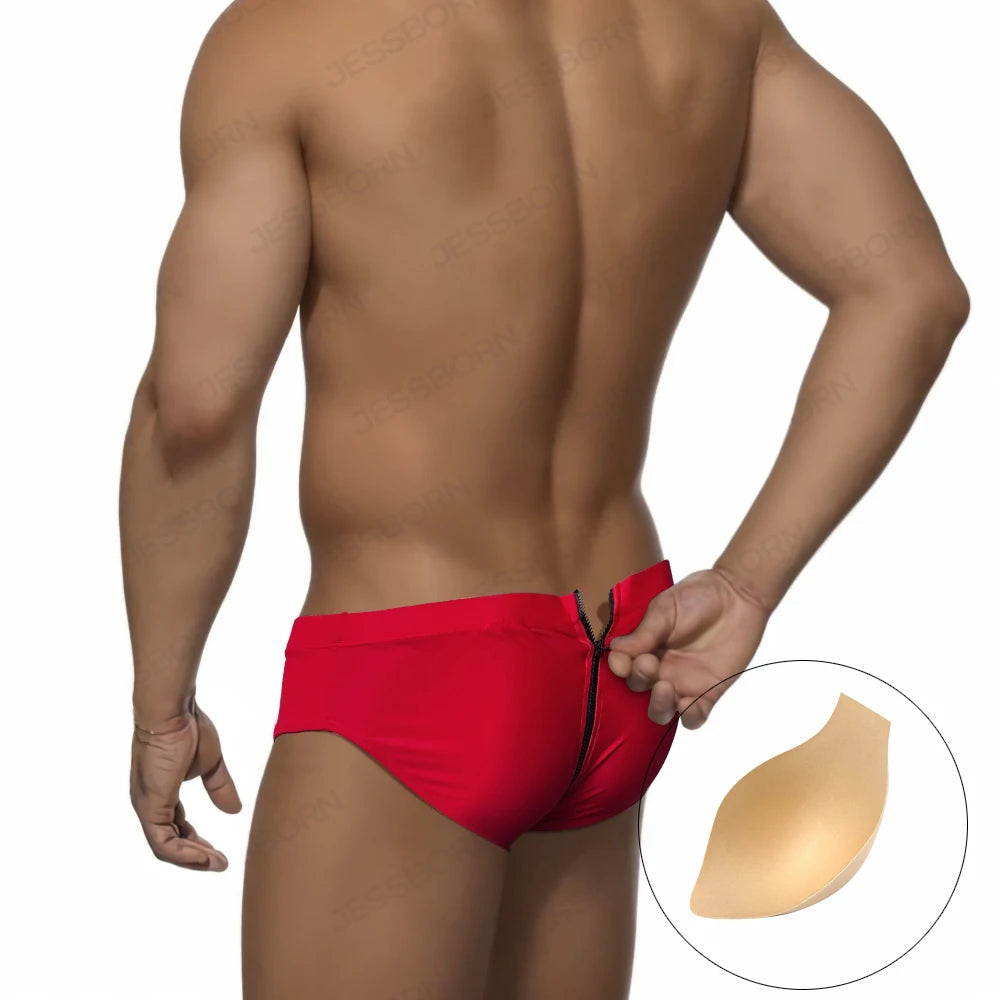 Red with pad
