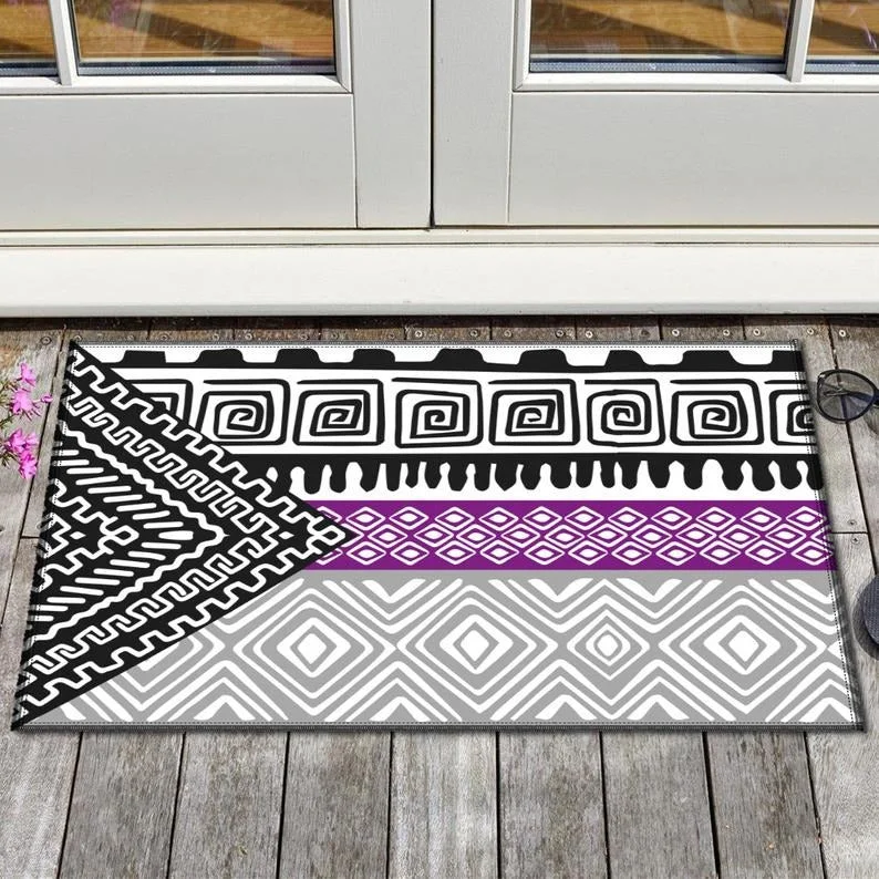 Lgbt Pride Demisexual Doormat, Lbgt Family Welcome Home Doormat, Pride Mat