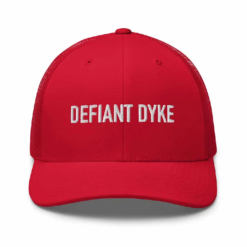 DEFIANT DYKE Trucker Mesh Snapback Hat