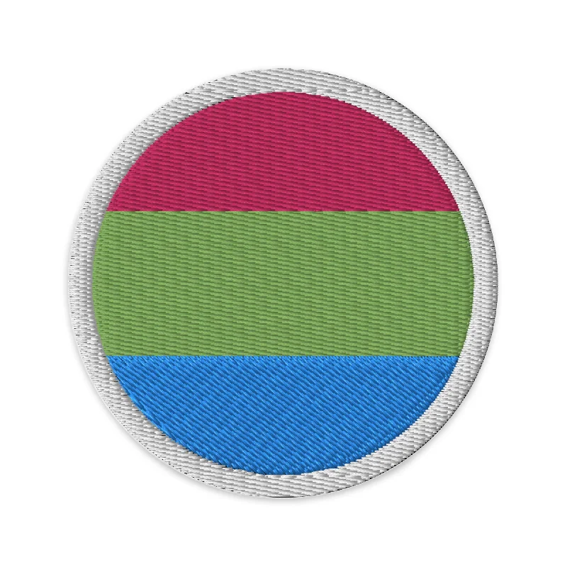 Polysexual Poly Pride Circle Embroidered Patch