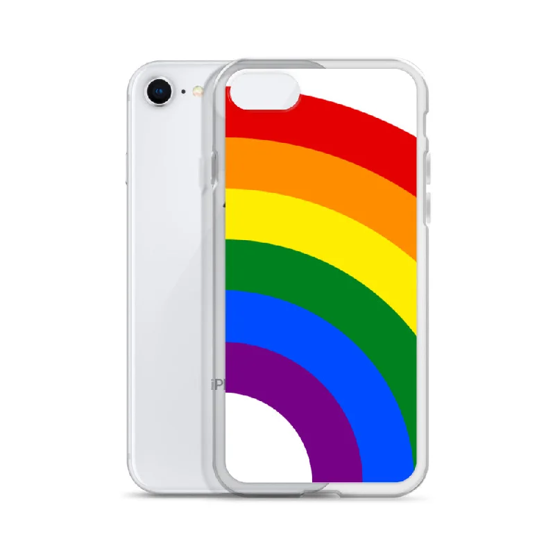 Gay Rainbow Pride Arched Large Flag LGBTQ+ iPhone Case