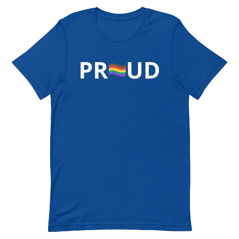 LGBTQ Pride T-Shirt - 8 Stripe "Proud"