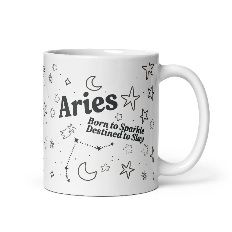Aries Born to Sparkle Mug