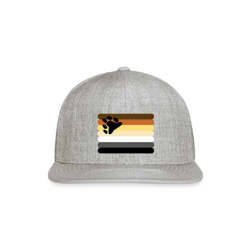 Gay Bear Flag Rounded Snapback Baseball Cap