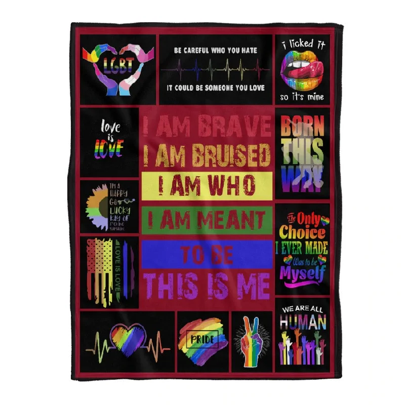 Lgbt Pride Blanket This Is Me Blanket Gift For Gay Friend Birthday Lesbian Gift Home Decor Lgbt Pride Blanket This Is Me Blanket Gift For Gay Friend Birthday Lesbian Gift Home Decor