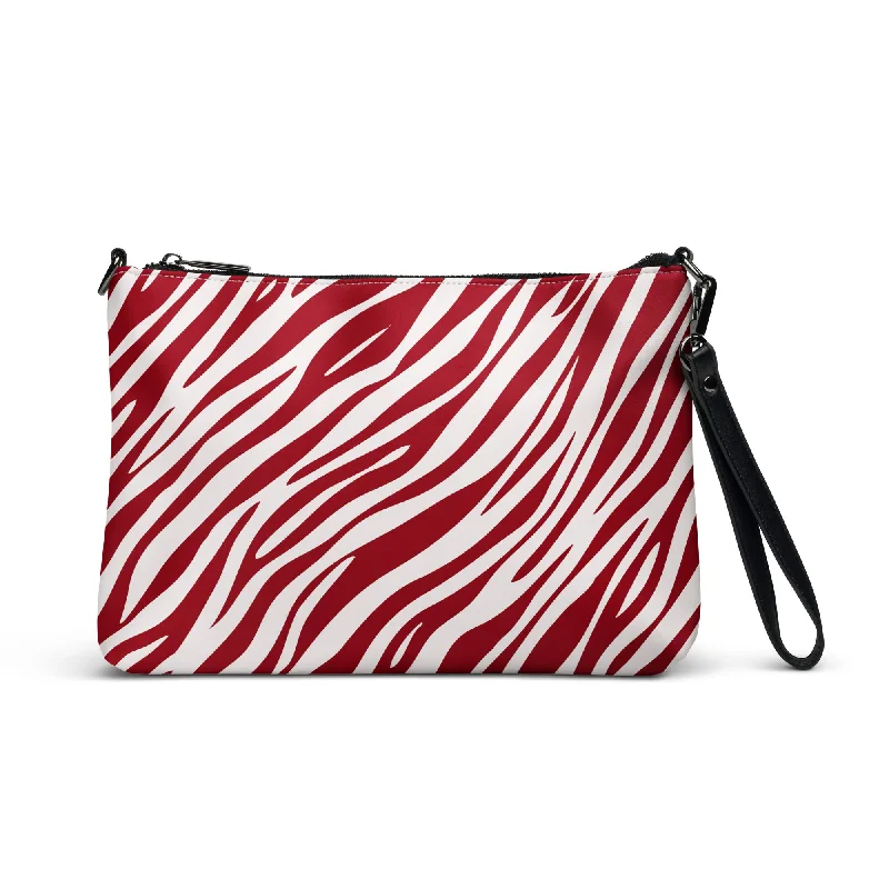 Red Zebra Print Purse Handbag