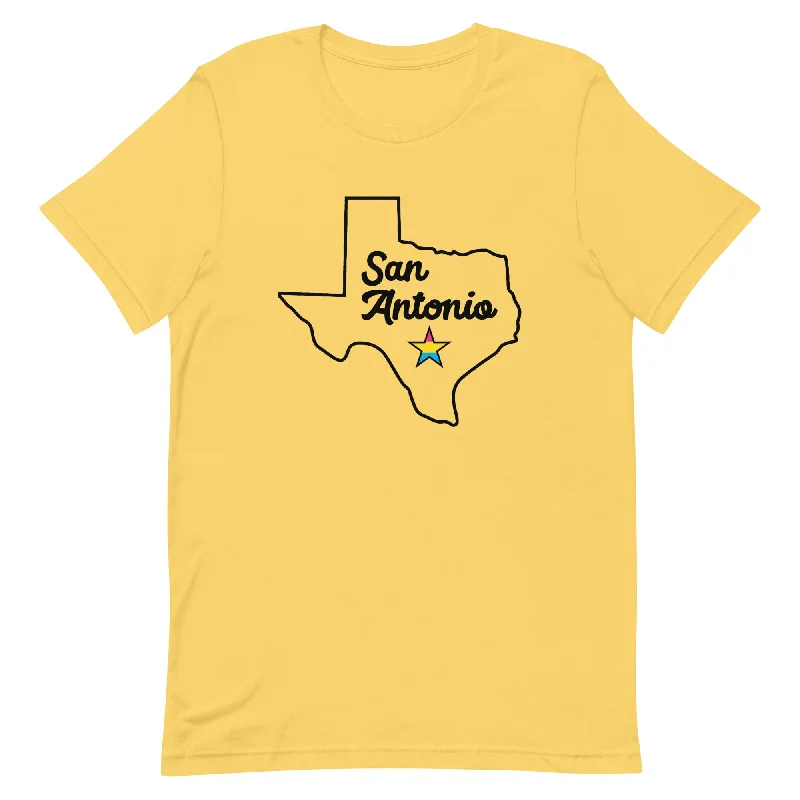 San Antonio Texas Pansexual Star Tee