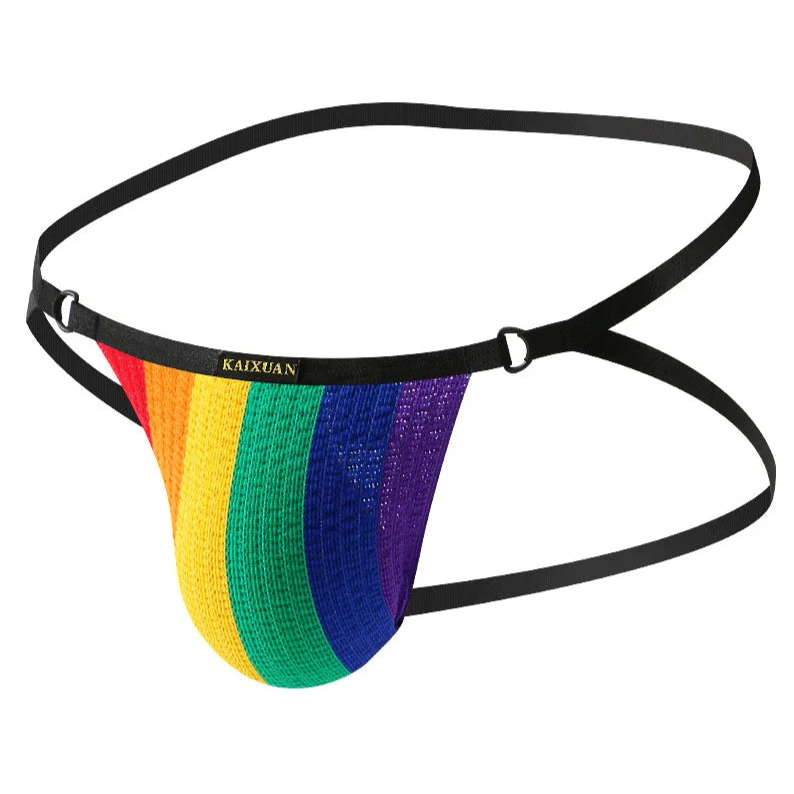 Men’s More Freedom Rainbow Pride Jockstrap