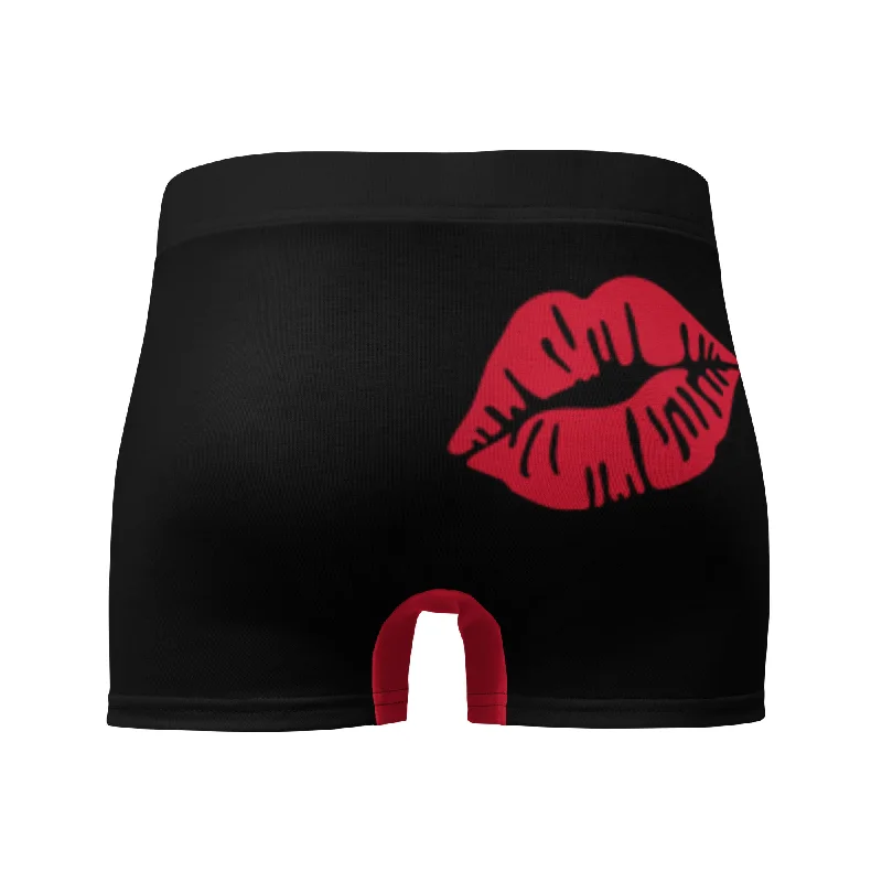 Kiss Lips Mens Boxer Brief Underwear