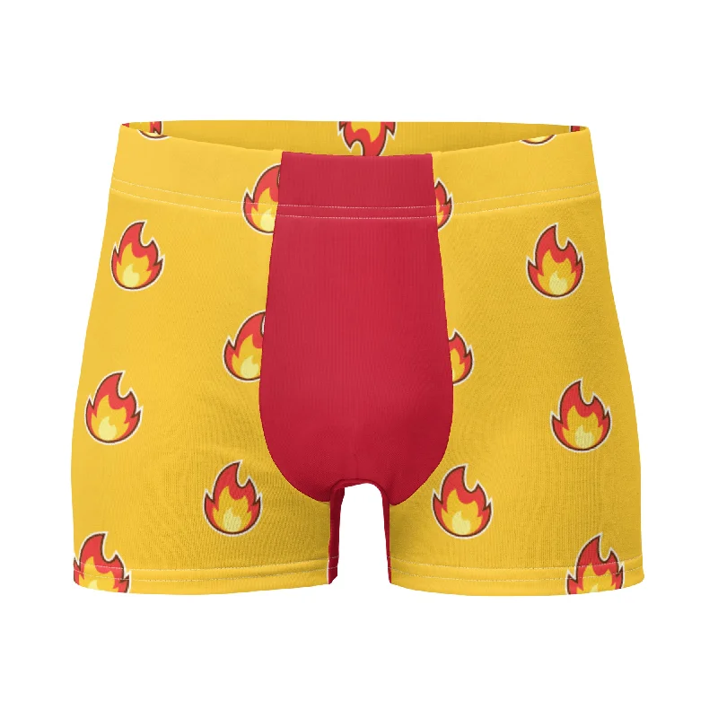 Flaming Hot Mens Boxer Briefs Underwear