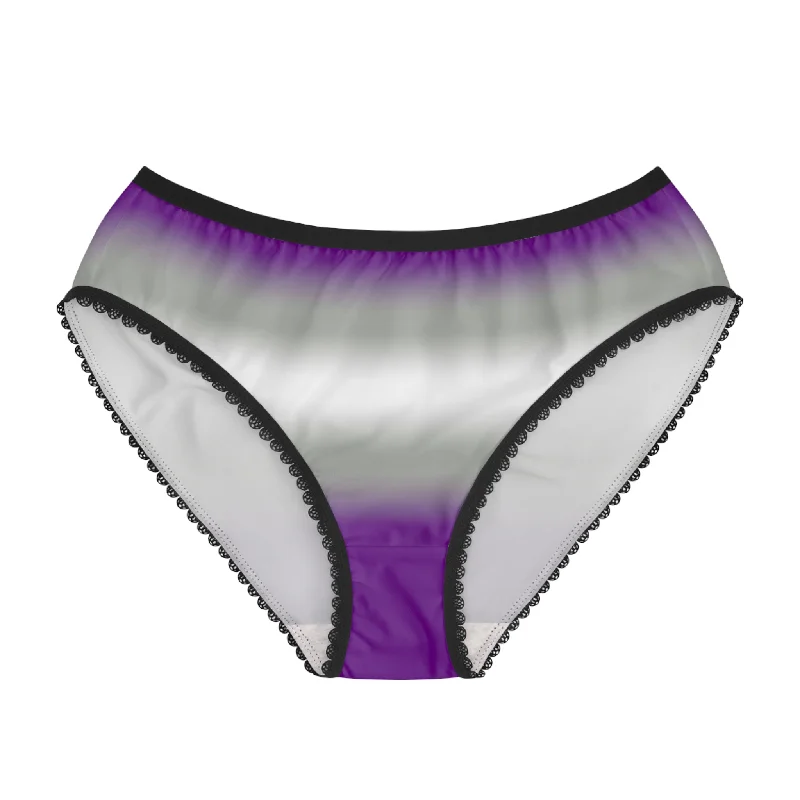 Greysexual Pride Women's Bikini Briefs Panties
