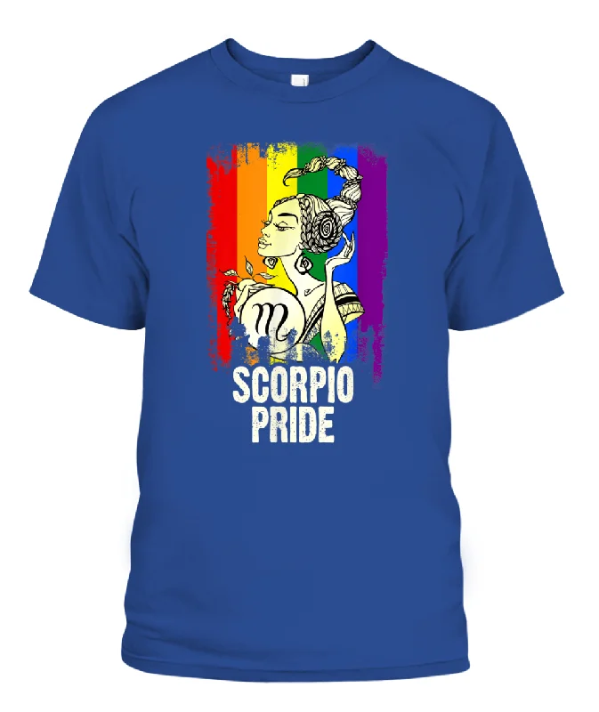 LGBT Scorpio Pride T Shirt, Horoscope Lesbian Pride Shirt