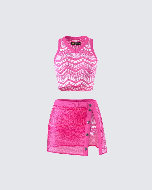 Irie Pink Print Set