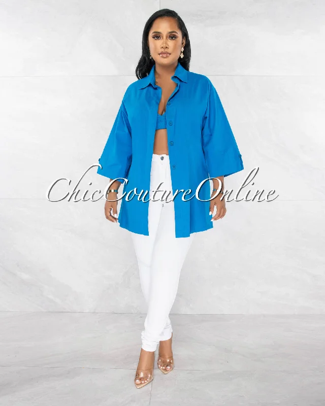 nilan-deep-turquoise-shirt-top-shorts-3-piece-set