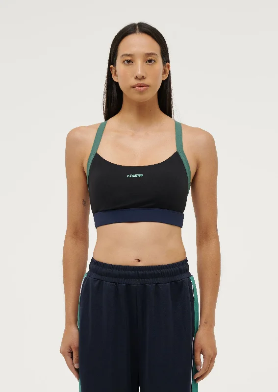 TAKEOVER SPORTS BRA IN BLACK