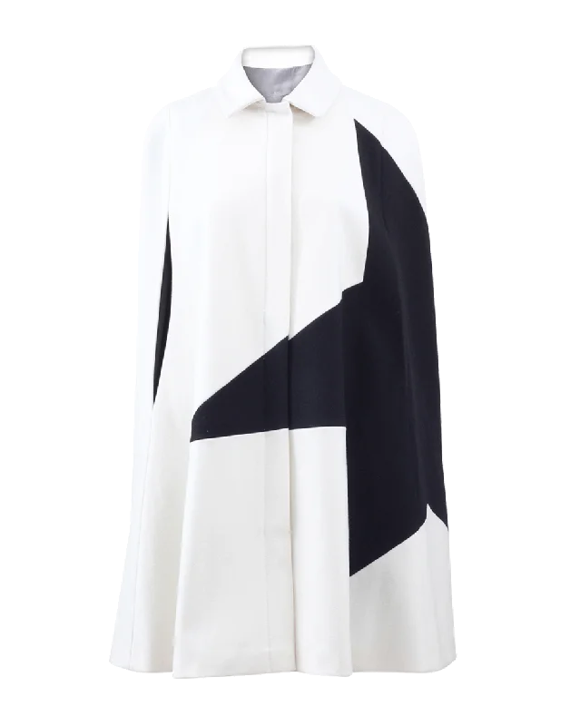 Ivory Cape With Black Star