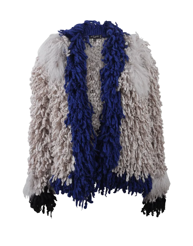 Knotted Wool Mongolian Fur Coat