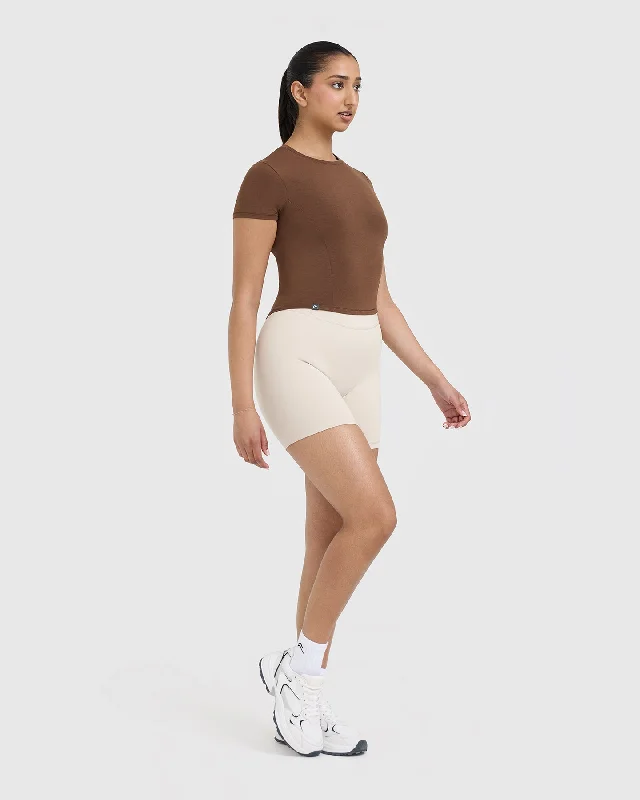 Mellow Soft Mid Short Sleeve T-Shirt | Nude 4