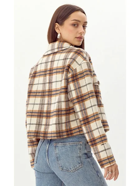 Roula Plaid Short Shacket