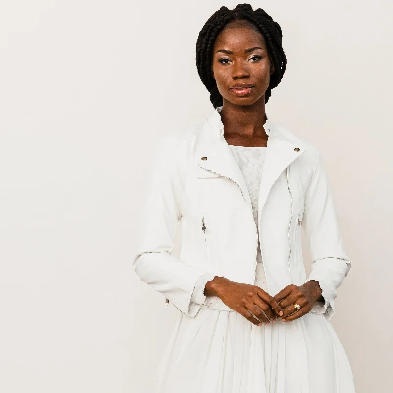 Wren Leather Bridal Jacket