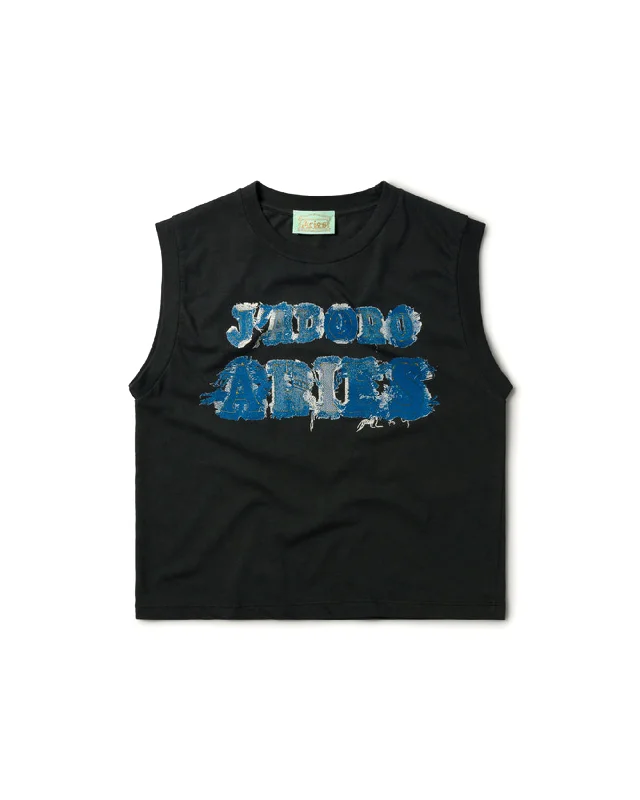 Jadoro Aries Shrunken Vest - Navy