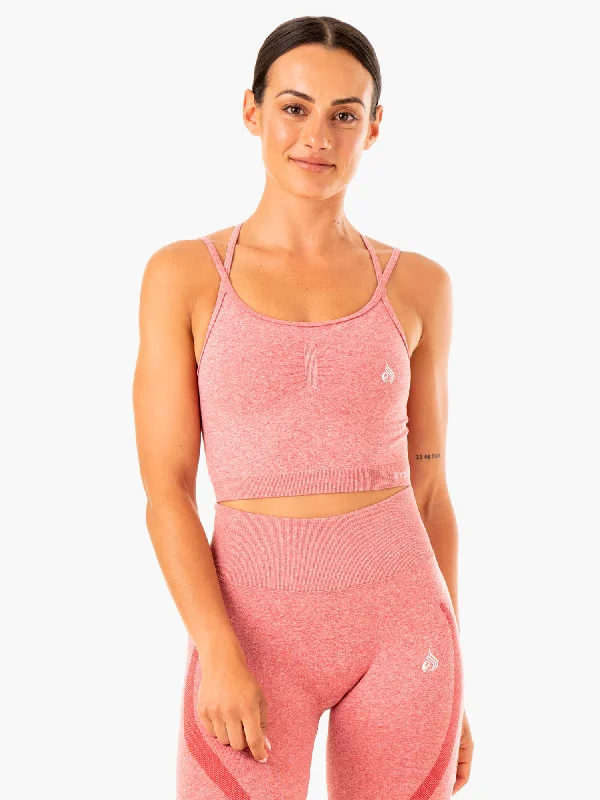 Sculpt Seamless Tank - Pink Marl