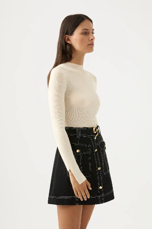 Alina Rib Knit Top