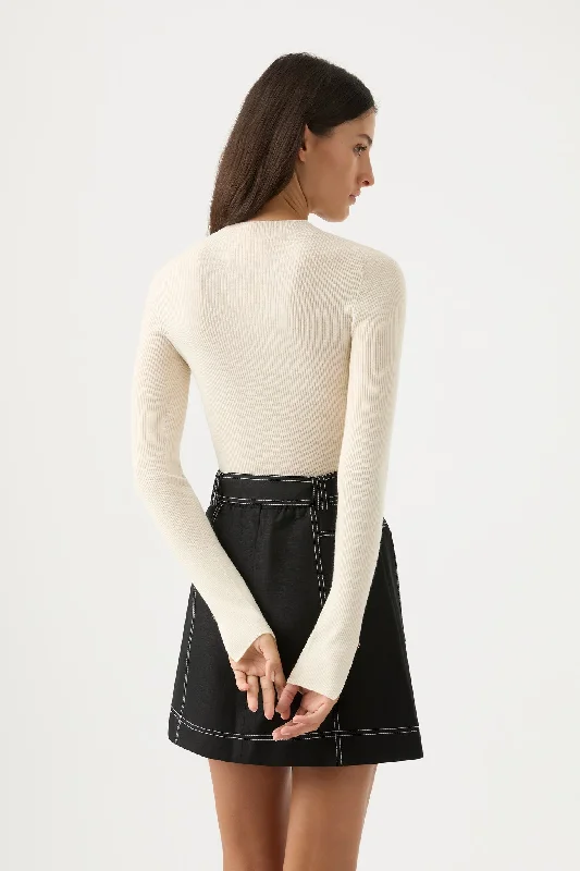 Alina Rib Knit Top