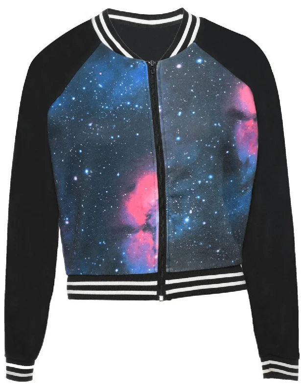 Black Track Top - M