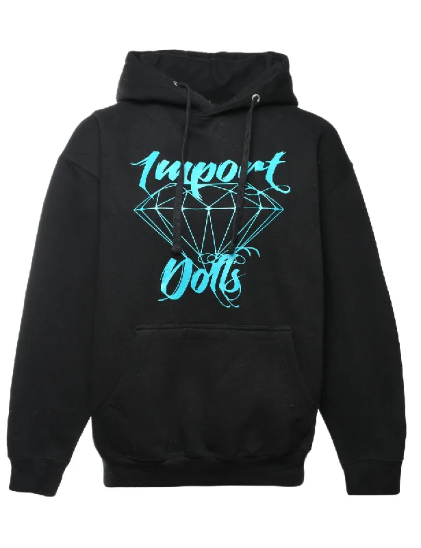 Import Dolls Printed Hoodie - L